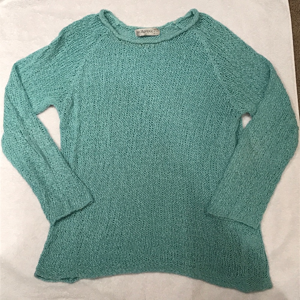 Bec & Bridge Teal knit sweater