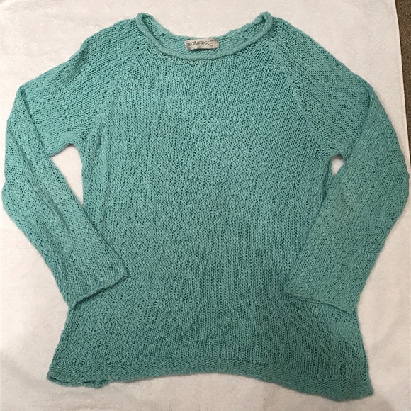 Bec & Bridge Teal knit sweater - Picture 1 of 4