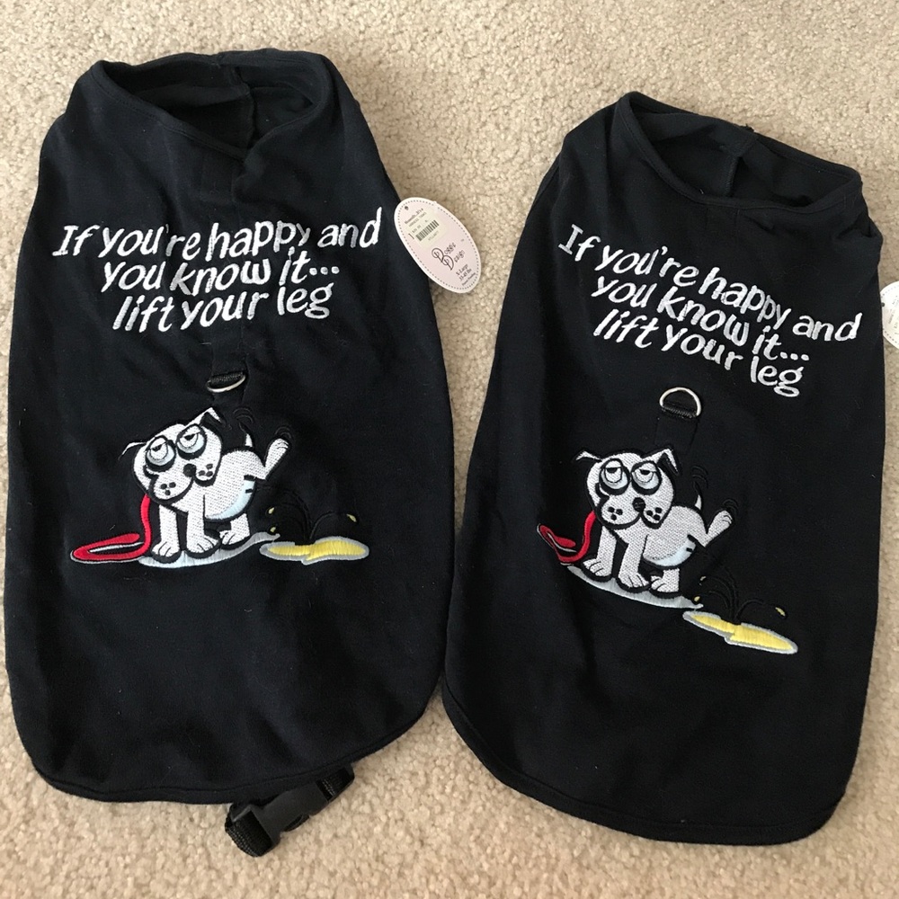 If you're happy and you know it dog tank harness