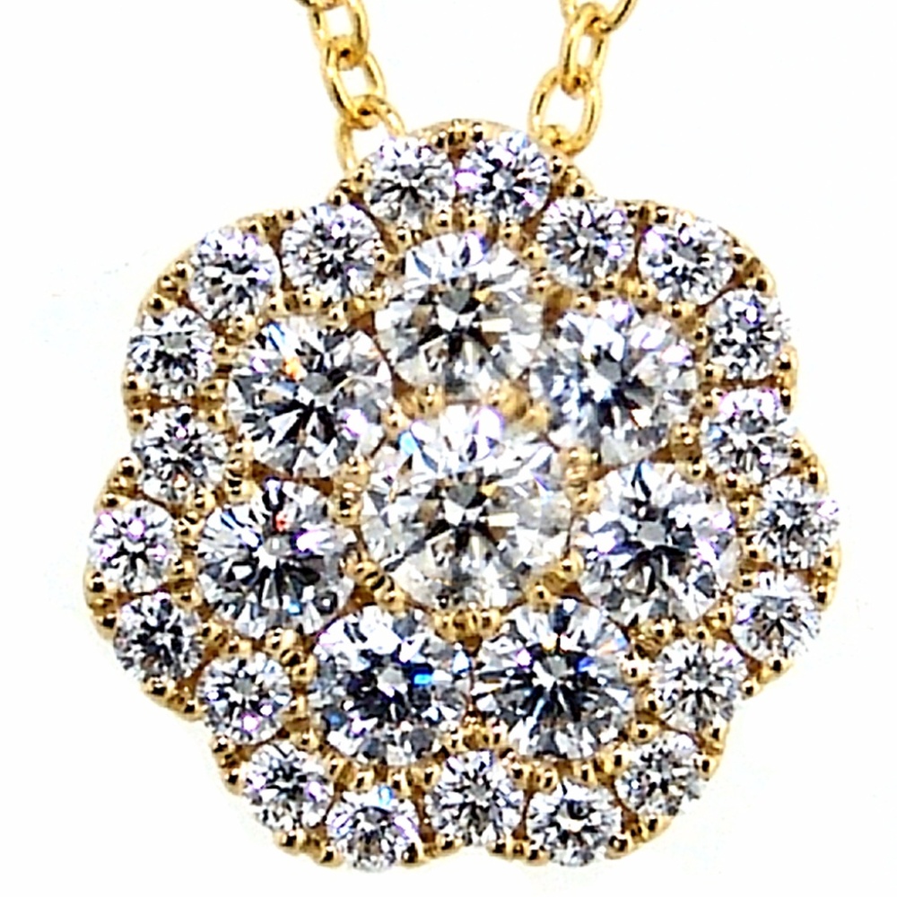 Diamond Pendant BEAUTIFUL!!! 14k Yellow Gold!!!!!