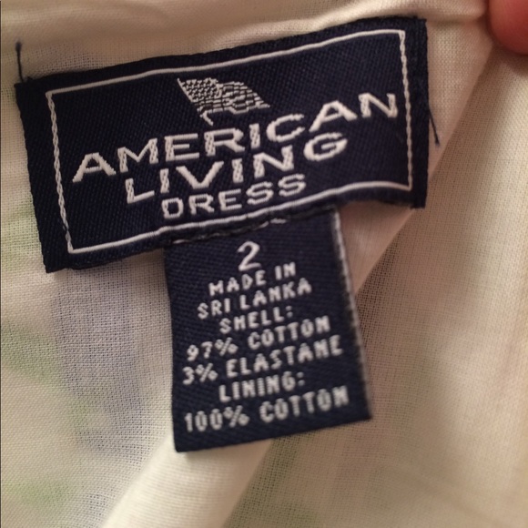 American living floral sleeveless low cut dress - Picture 5 of 7