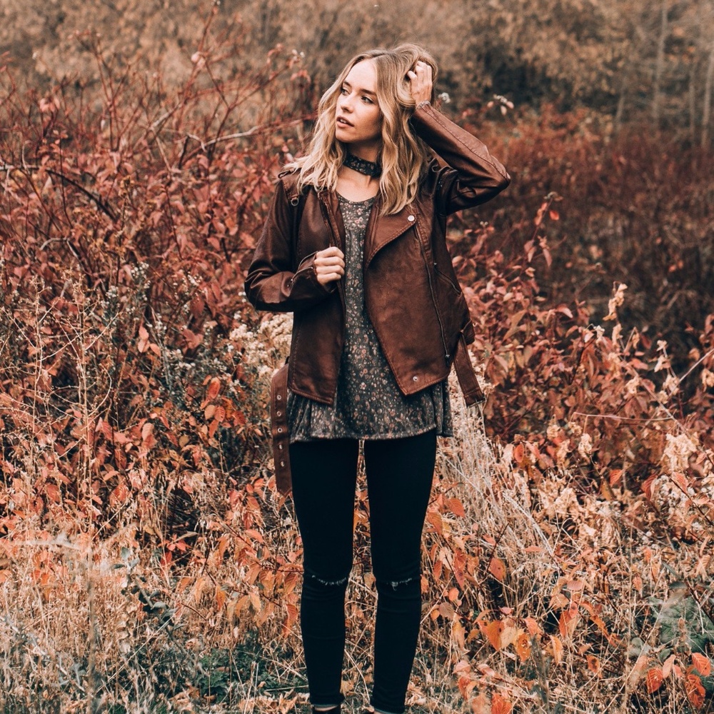 Indie Moto Jacket in Cocoa
