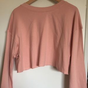 Crop sweat shirt