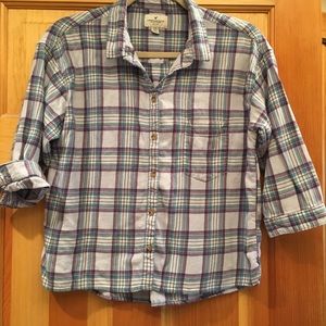 American Eagle 3/4 sleeve flannel