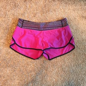 Lululemon speed shorts