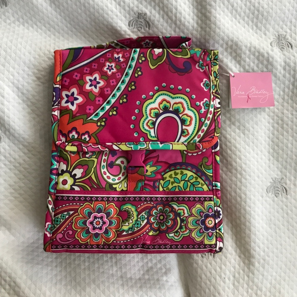 Vera Bradley Lunch Sack in Pink Swirls