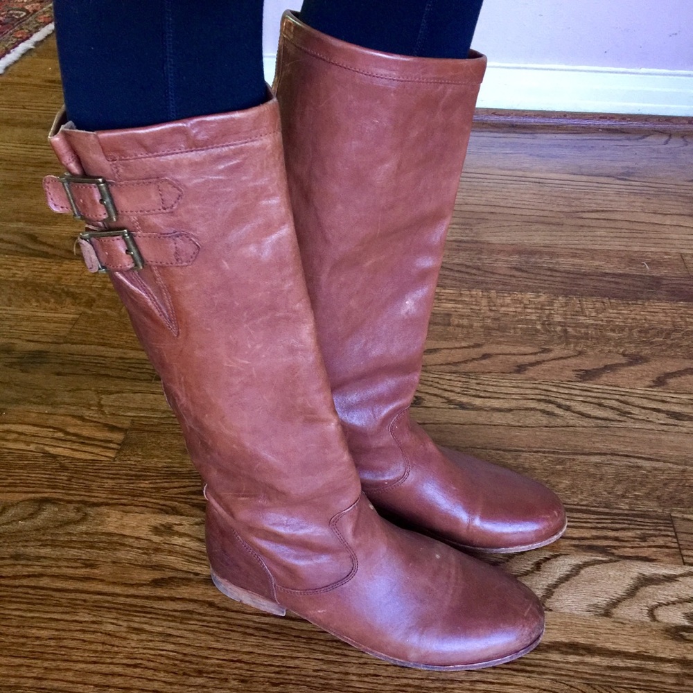 Brown Leather Boots