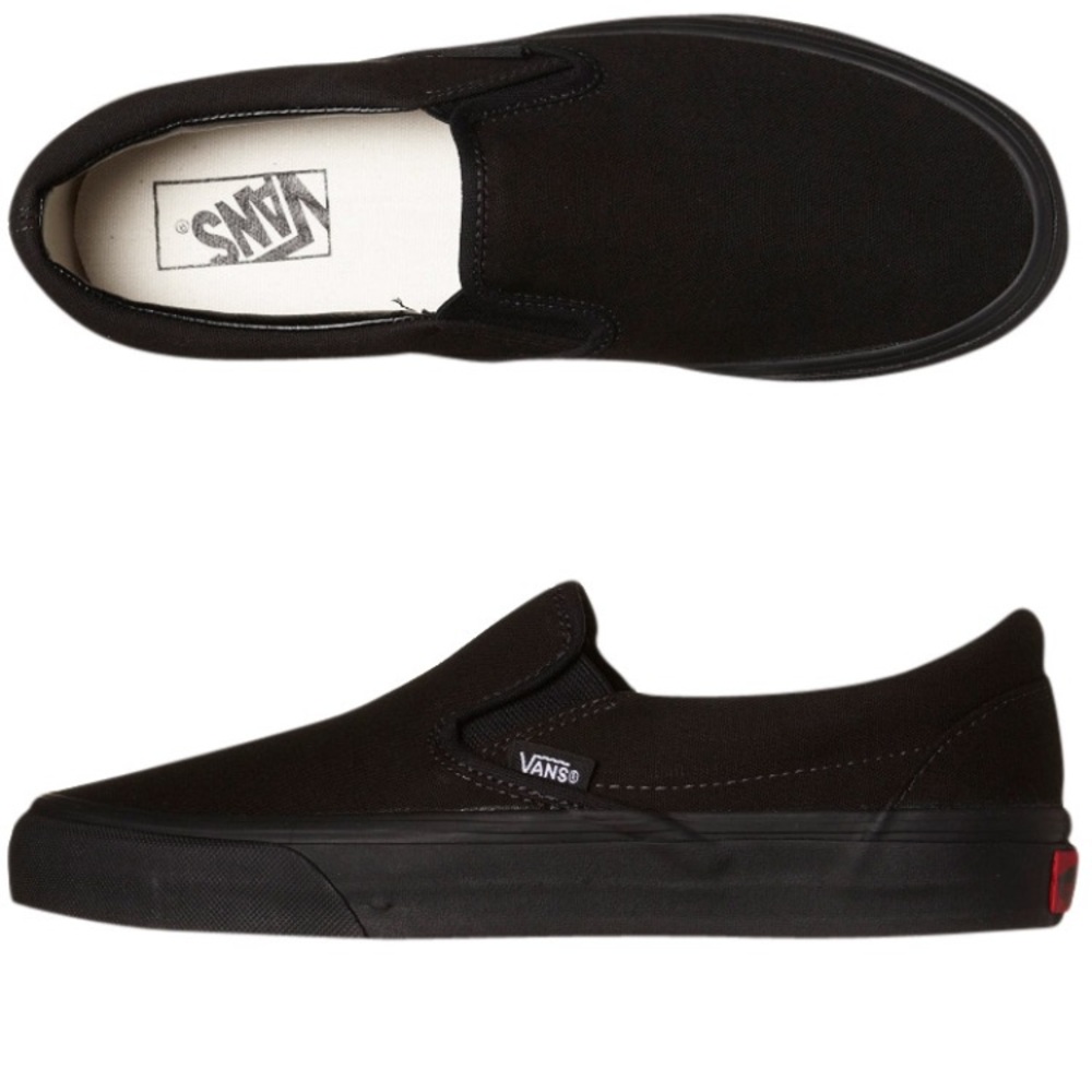 Black Slip-On Vans