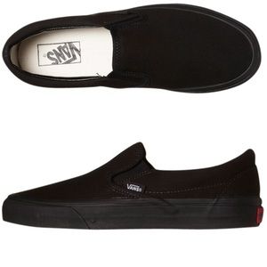 Black Slip-On Vans