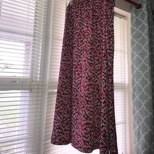 Red black And white Cato skirt