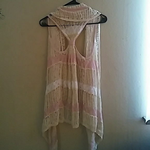 Crocheted long sweater - Picture 3 of 4