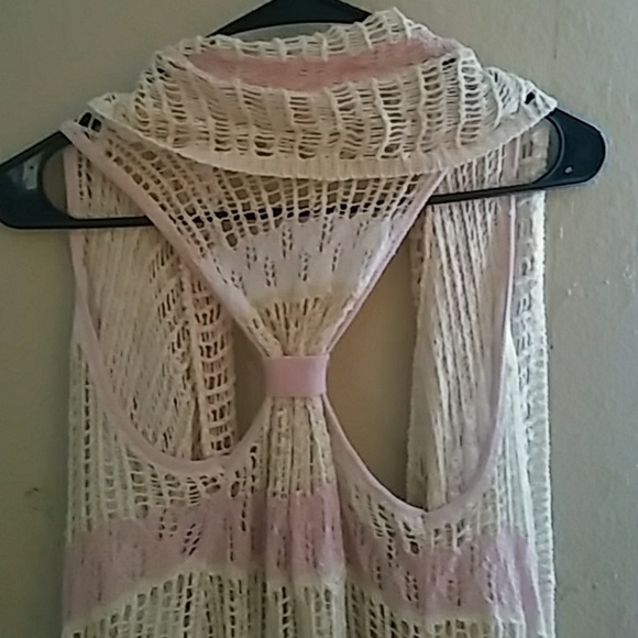 Crocheted long sweater - Picture 4 of 4