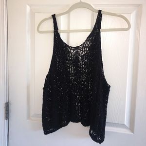 Urban Outfitters Tops - Black crochet top UO Urban Outfitters Tops - Black crochet top UO