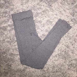 Gray leggings