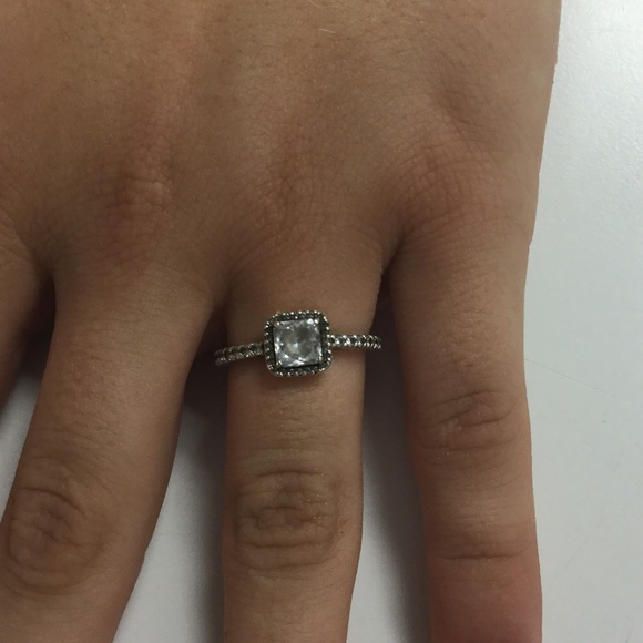 pandora promise rings silver