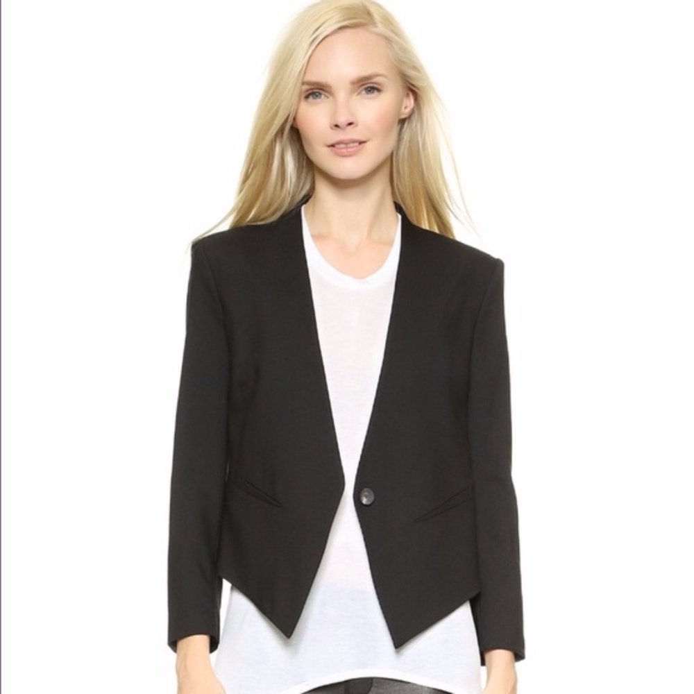 Helmet Lung Cropped Blazer