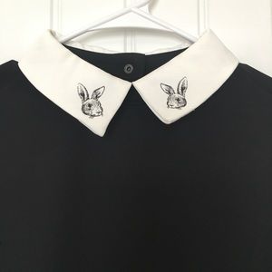 Victoria Beckham Bunny Collar Dress