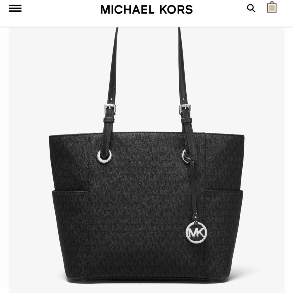 Black Michael Kors tote purse NEW!!!