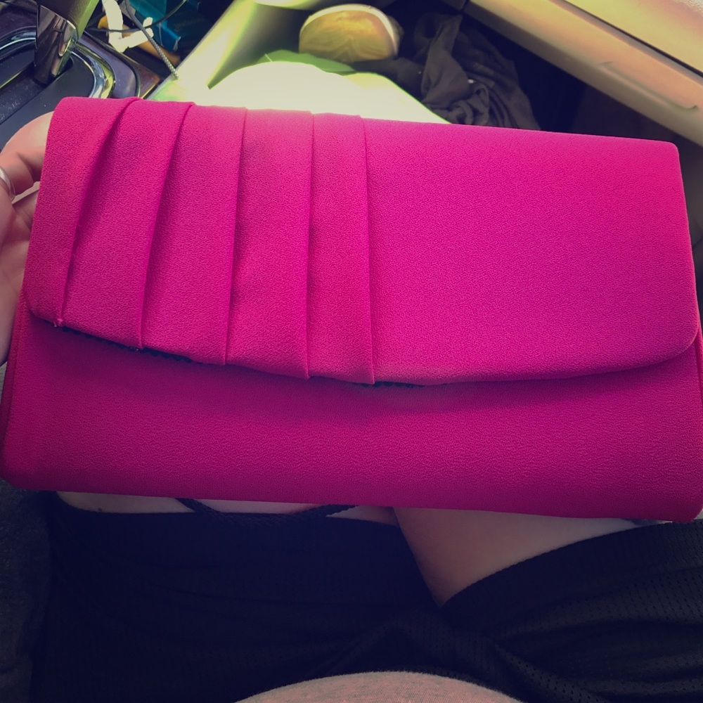 Milano Pink Clutch