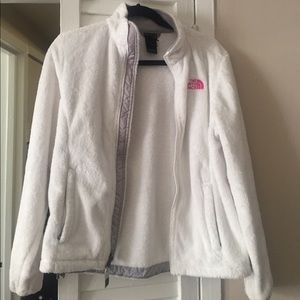 Fuzzy North Face Breast Cancer Jacket