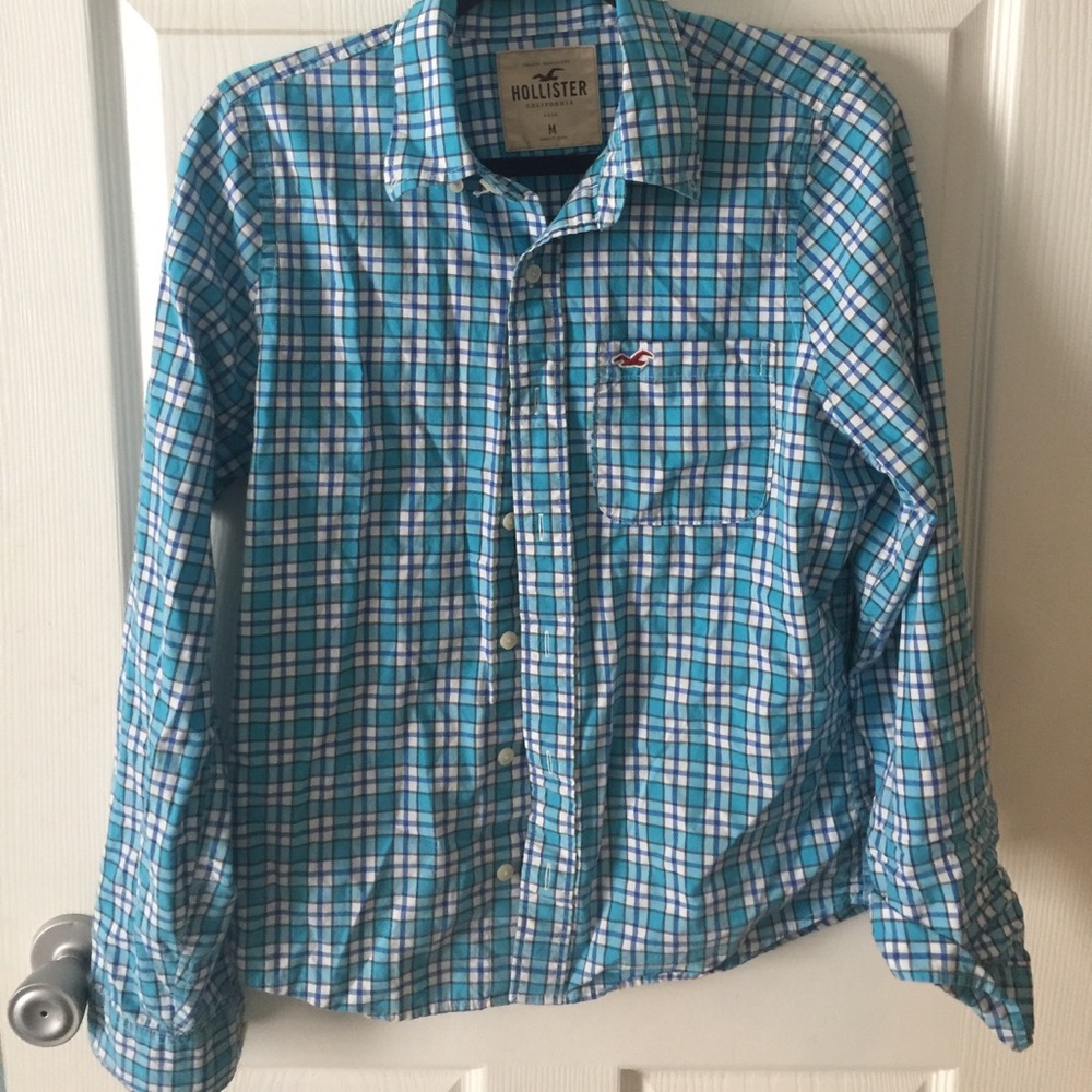 Youth medium hollister button up