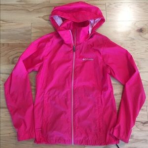 Columbia jacket windbreaker s Pink