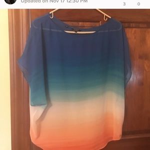 Ombré guess shirt. Beautiful!!