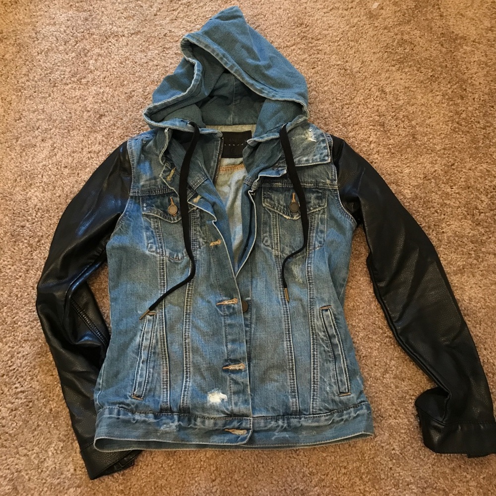 BlANKNYC Badass Jean/Leather Jacket
