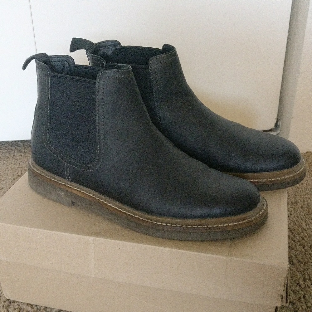 Clark's Black Chelsea Boot
