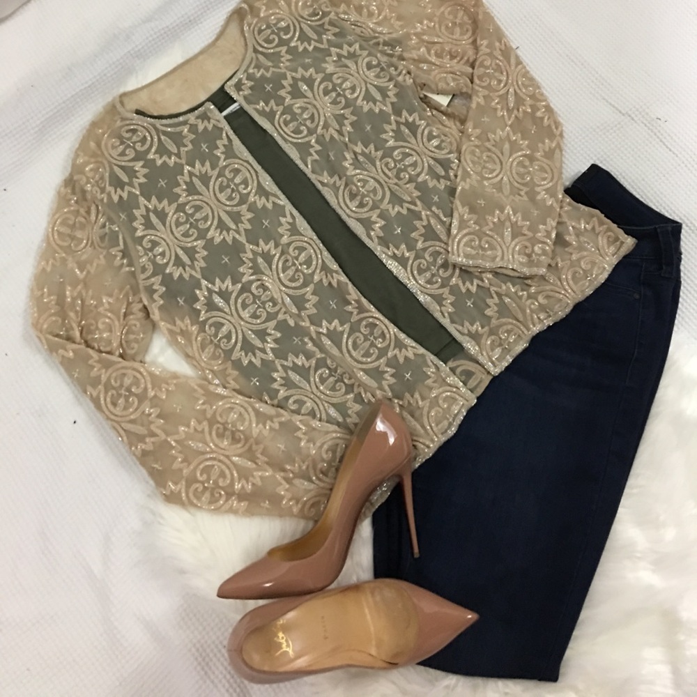 Vtg Sequin Jacket - Picture 7 of 8