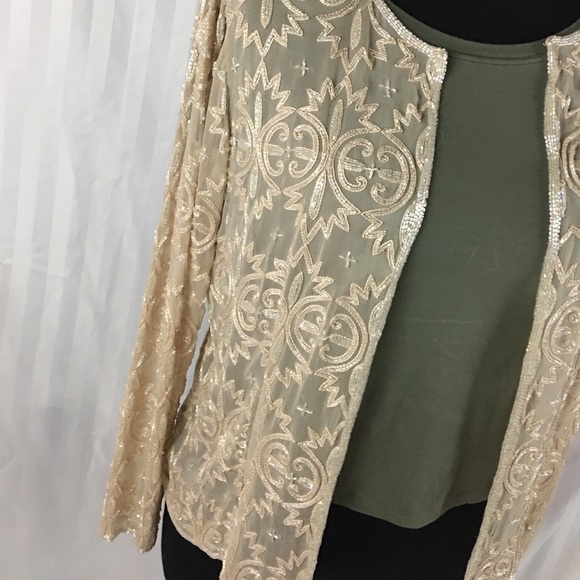 Vtg Sequin Jacket - Picture 2 of 8