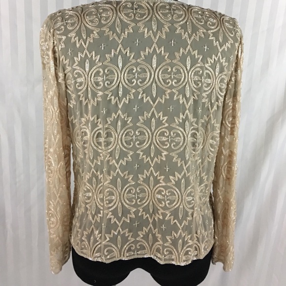 Vtg Sequin Jacket - Picture 5 of 8