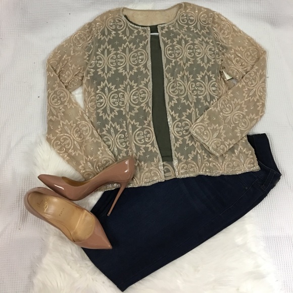 Vtg Sequin Jacket - Picture 6 of 8