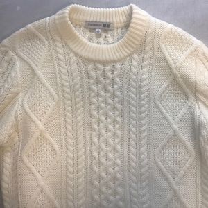 Cable Crewneck Sweater