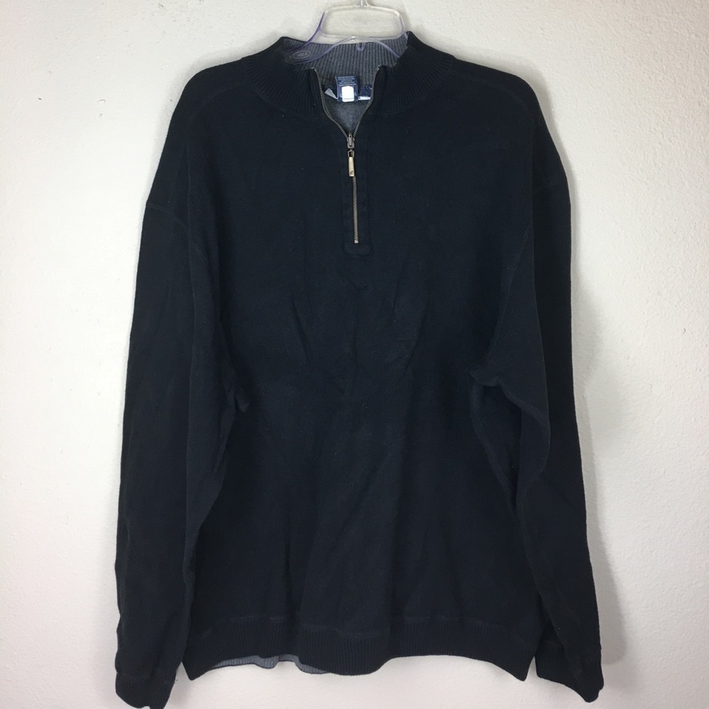 Caribbean Joe Men's Black Sweater
