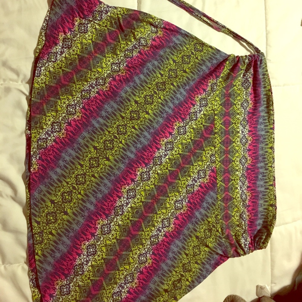 Patagonia skirt XL stretchy cute pattern hippie