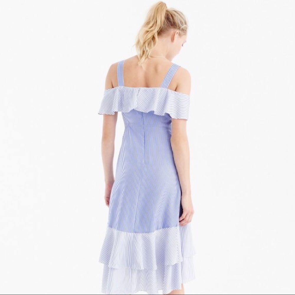 JCrew Cold Shoulder Silk Dress NWOT