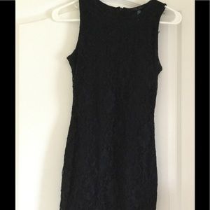 Black lace dress