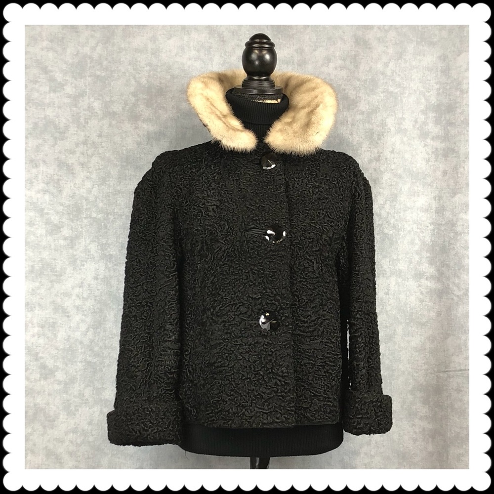 Authentic “Evans” Persian Lamb Opera Coat - Picture 3 of 6