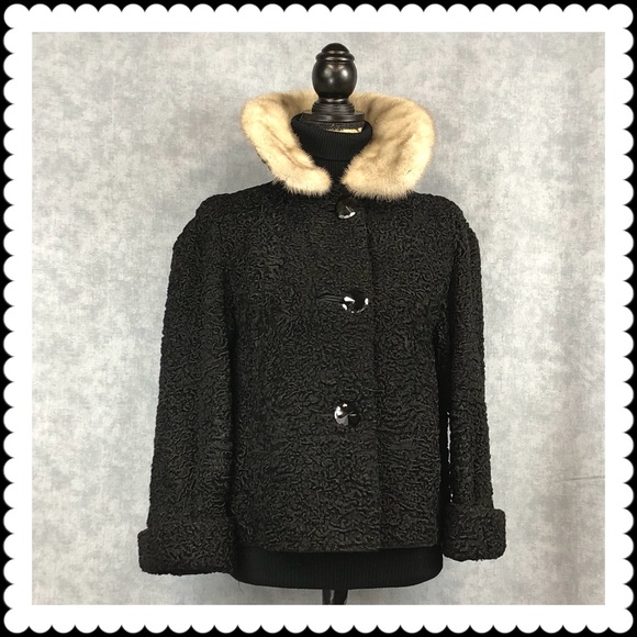 Authentic “Evans” Persian Lamb Opera Coat - Picture 3 of 6