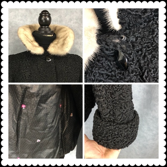 Authentic “Evans” Persian Lamb Opera Coat - Picture 6 of 6