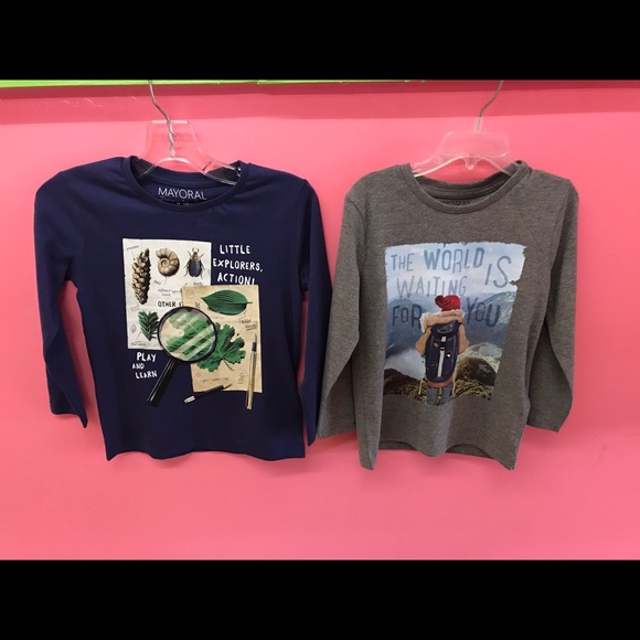 Boys two pack of ultra soft tees from mayoral - Picture 2 of 4