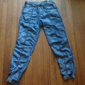 Jean joggers