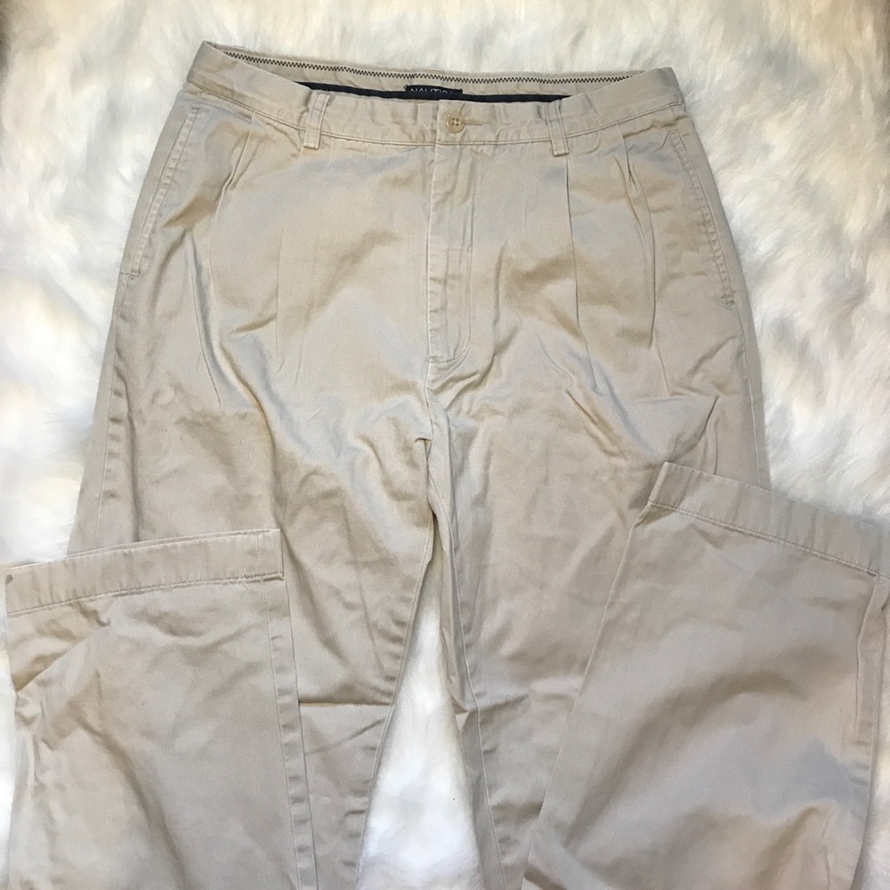 Men's Nautica tan dress pants