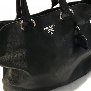 Prada Leather Tote/Messenger Bag