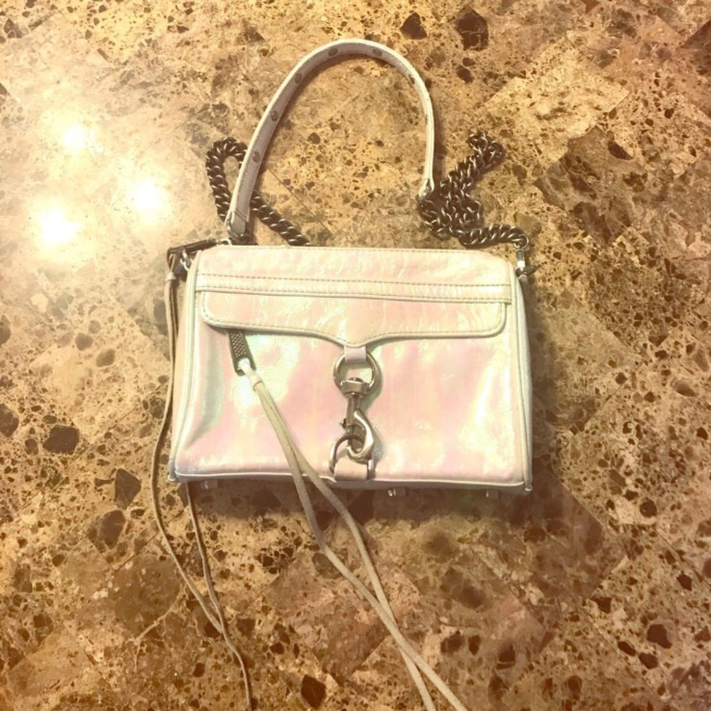 Rebecca Minkoff Metallic Mini M.A.C. 🔥 RARE🔥