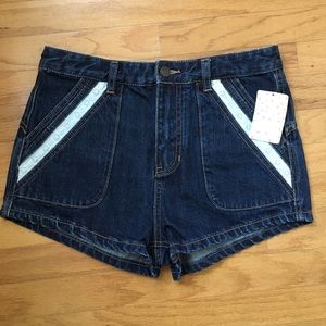 Denim shorts by Free People size 28
