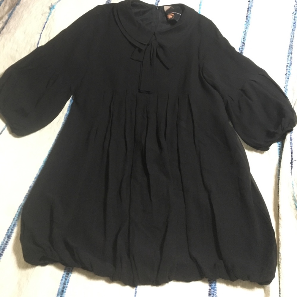 Artsy black dress