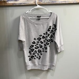 Gray sweatshirt size small