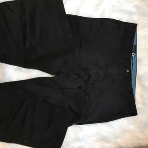 Men's black volcom dress pants